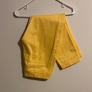 Bright Yellow Dress Pants